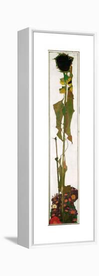 Sunflower-Egon Schiele-Framed Premier Image Canvas