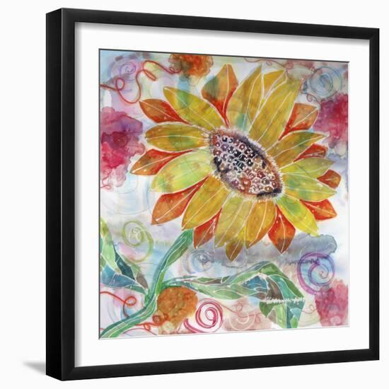Sunflower-Lauren Moss-Framed Giclee Print