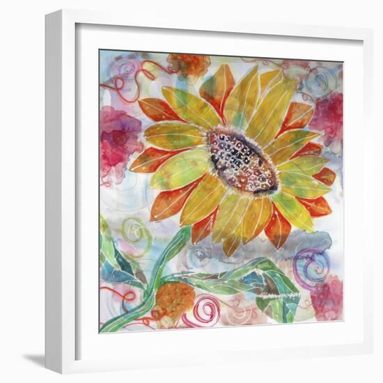 Sunflower-Lauren Moss-Framed Giclee Print