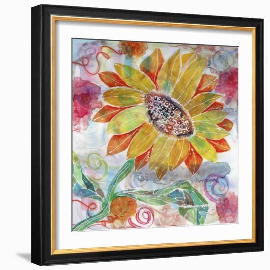 Sunflower-Lauren Moss-Framed Giclee Print