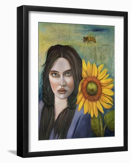 Sunflower-Leah Saulnier-Framed Giclee Print