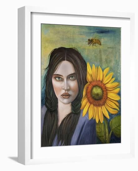 Sunflower-Leah Saulnier-Framed Giclee Print