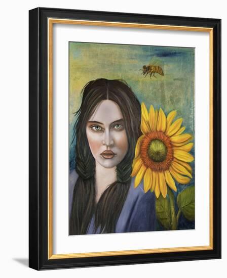 Sunflower-Leah Saulnier-Framed Giclee Print