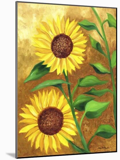 Sunflower-Cheryl Bartley-Mounted Giclee Print