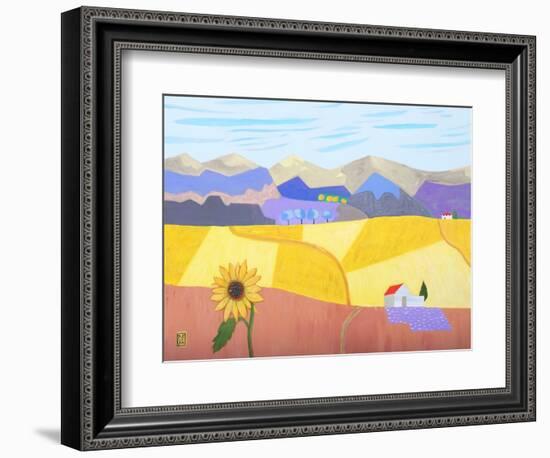 Sunflower-Nathaniel Mather-Framed Photographic Print