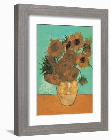 Sunflowers, 1888-Vincent van Gogh-Framed Art Print