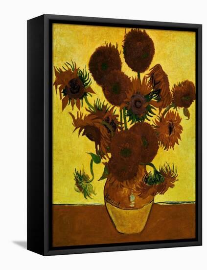 Sunflowers, 1888-Vincent van Gogh-Framed Premier Image Canvas