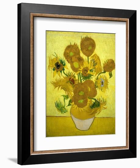 Sunflowers, 1889-Vincent van Gogh-Framed Giclee Print