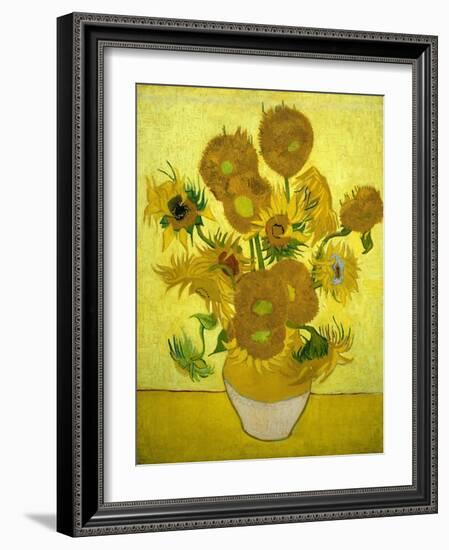 Sunflowers, 1889-Vincent van Gogh-Framed Giclee Print