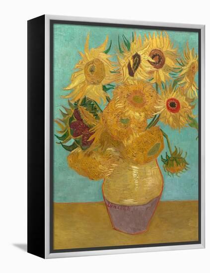 Sunflowers, 1889-Vincent van Gogh-Framed Stretched Canvas