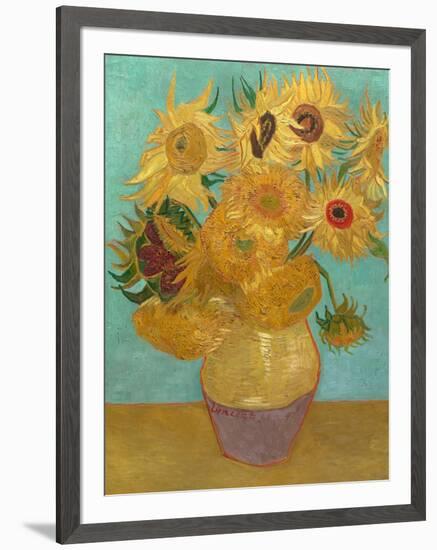 Sunflowers, 1889-Vincent van Gogh-Framed Art Print