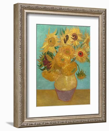 Sunflowers, 1889-Vincent van Gogh-Framed Art Print