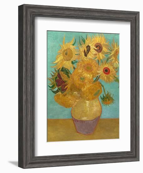 Sunflowers, 1889-Vincent van Gogh-Framed Art Print