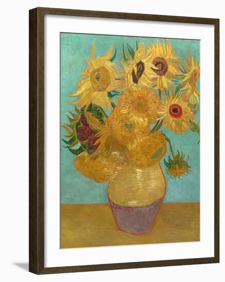 Sunflowers, 1889-Vincent van Gogh-Framed Art Print