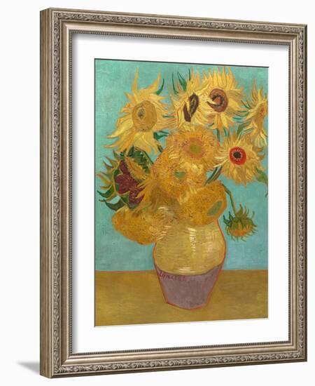 Sunflowers, 1889-Vincent van Gogh-Framed Art Print