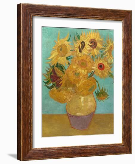 Sunflowers, 1889-Vincent van Gogh-Framed Art Print