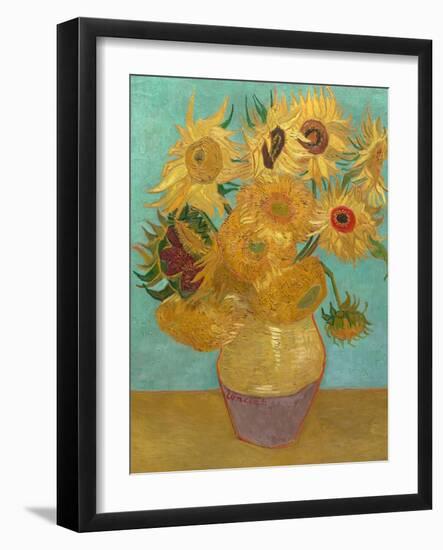 Sunflowers, 1889-Vincent van Gogh-Framed Art Print