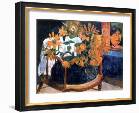 Sunflowers, 1901-Paul Gauguin-Framed Giclee Print