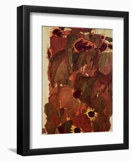 Sunflowers, 1911-Egon Schiele-Framed Giclee Print