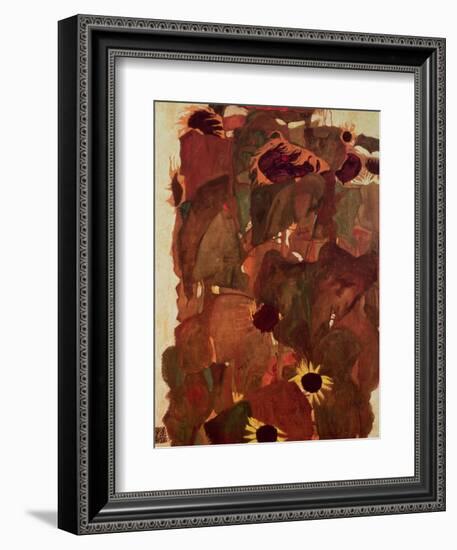 Sunflowers, 1911-Egon Schiele-Framed Giclee Print