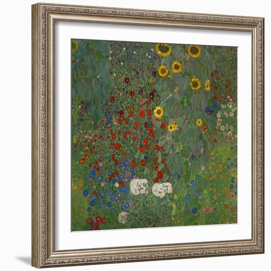 Sunflowers, 1912-Gustav Klimt-Framed Giclee Print