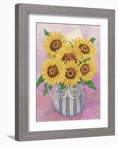 Sunflowers, 1998-Linda Benton-Framed Giclee Print