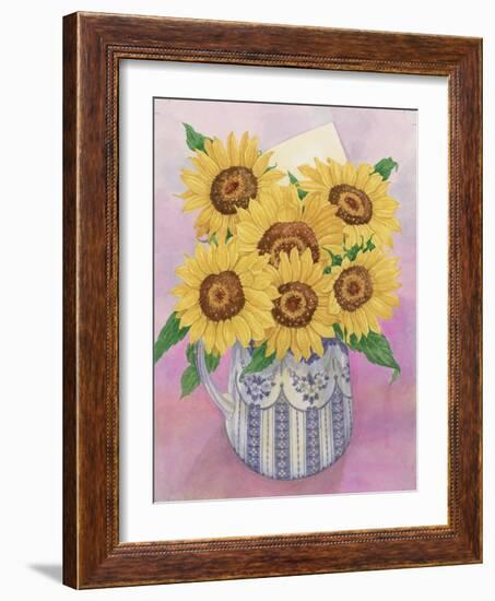 Sunflowers, 1998-Linda Benton-Framed Giclee Print