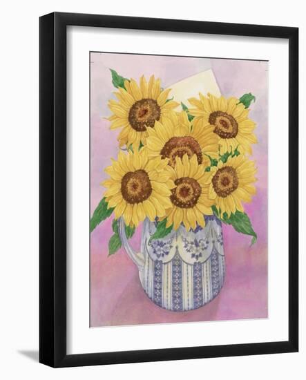 Sunflowers, 1998-Linda Benton-Framed Giclee Print