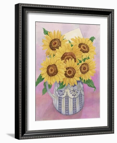 Sunflowers, 1998-Linda Benton-Framed Giclee Print