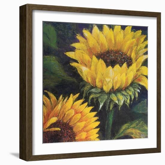 Sunflowers, 2016-Margo Starkey-Framed Giclee Print