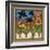 Sunflowers 3 with Kernel and Friends-Denny Driver-Framed Giclee Print