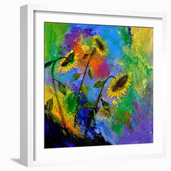 Sunflowers 7741-Pol Ledent-Framed Art Print