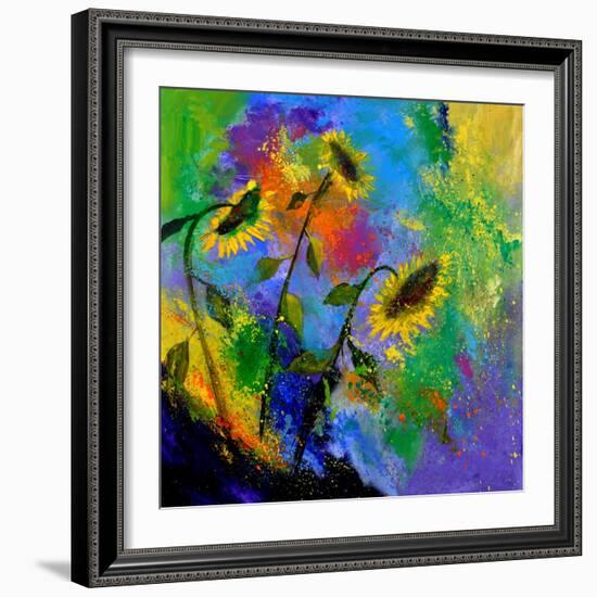 Sunflowers 7741-Pol Ledent-Framed Art Print