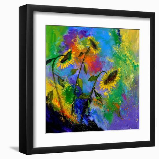 Sunflowers 7741-Pol Ledent-Framed Art Print