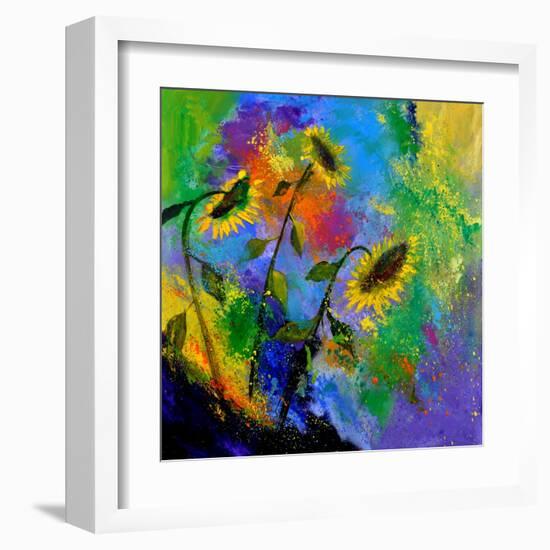 Sunflowers 7741-Pol Ledent-Framed Art Print