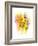 Sunflowers and Delphinium, 2016-John Keeling-Framed Giclee Print