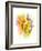 Sunflowers and Delphinium, 2016-John Keeling-Framed Giclee Print