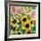 Sunflowers and Pink Lilies-Kim Parker-Framed Giclee Print