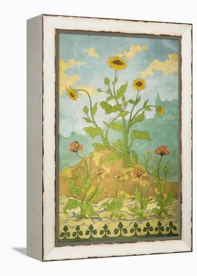 Sunflowers and Poppies; Soucis Et Pavots, 1899-Paul Ranson-Framed Premier Image Canvas
