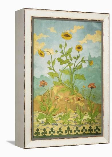 Sunflowers and Poppies-Paul Ranson-Framed Premier Image Canvas