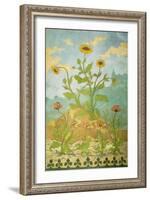 Sunflowers and Poppies-Paul Ranson-Framed Giclee Print