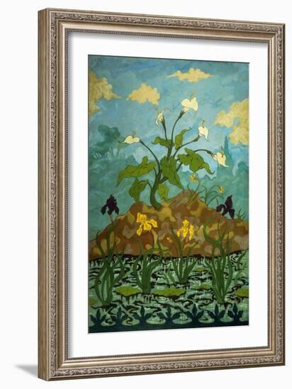 Sunflowers and Poppies-Paul Ranson-Framed Giclee Print