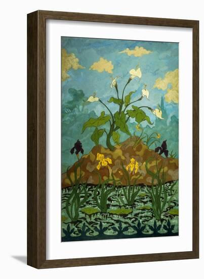 Sunflowers and Poppies-Paul Ranson-Framed Giclee Print