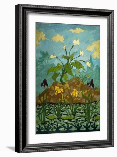 Sunflowers and Poppies-Paul Ranson-Framed Giclee Print