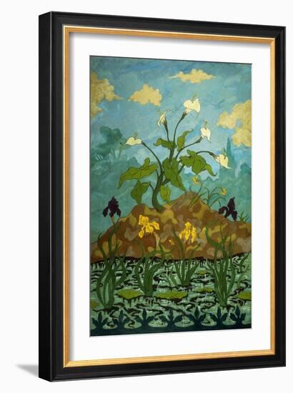 Sunflowers and Poppies-Paul Ranson-Framed Giclee Print