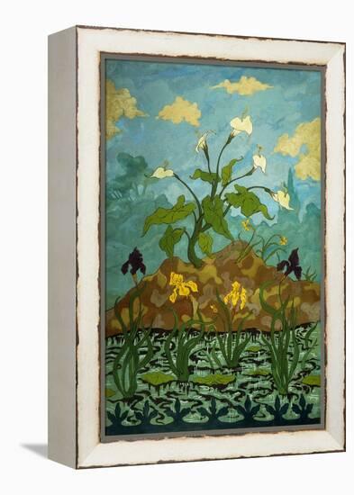 Sunflowers and Poppies-Paul Ranson-Framed Premier Image Canvas