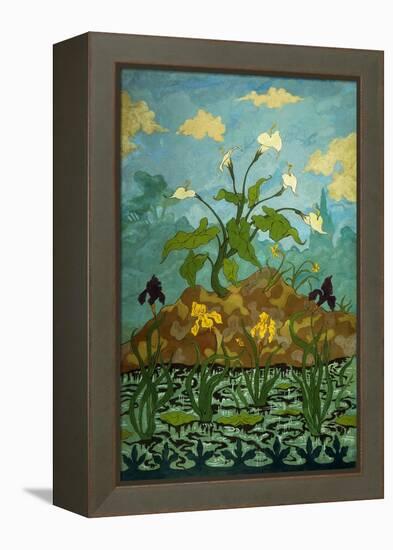 Sunflowers and Poppies-Paul Ranson-Framed Premier Image Canvas