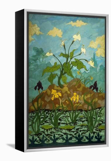 Sunflowers and Poppies-Paul Ranson-Framed Premier Image Canvas