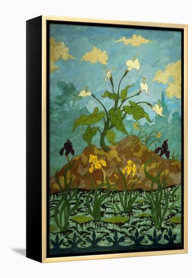 Sunflowers and Poppies-Paul Ranson-Framed Premier Image Canvas