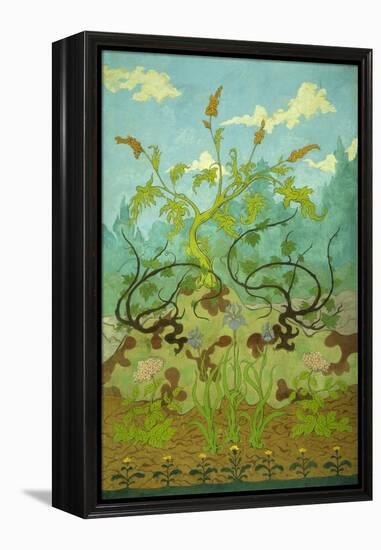 Sunflowers and Poppies-Paul Ranson-Framed Premier Image Canvas